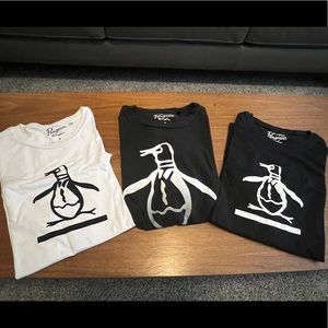 3 Size Medium Penguin T-shirts (Used)